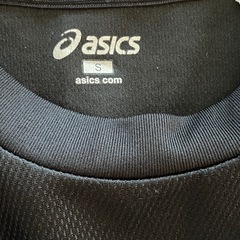 アシックス asics ブラック 黒 長袖 ロンT バスケットボール Sサイズの画像
