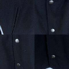 ILA VEE DUB アイラ スタジアムジャンパー スタジャン M ブラック メンズの画像