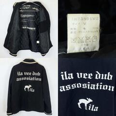 ILA VEE DUB アイラ スタジアムジャンパー スタジャン M ブラック メンズの画像