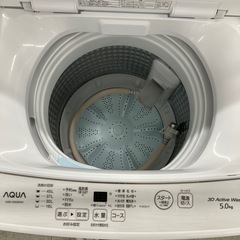 ⭐︎6ヶ月保証⭐︎AQUA 5kg洗濯機　2021年製　AQW-S5E9の画像