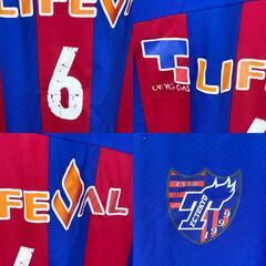 アディダス FC東京 #6 太田宏介 ユニフォーム 直筆サイン入り O ADIDASの画像