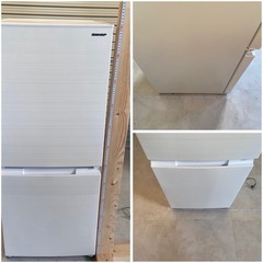 SHARP ノンフロン冷凍冷蔵庫 SJ-D15G-W シャープ 2021年製の画像