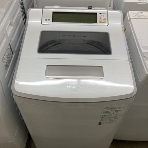 ⭐︎6ヶ月保証⭐︎Panasonic 8kg洗濯機　2019年製　NA-SJFA805