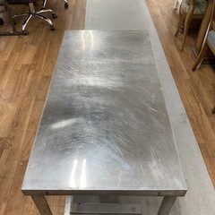 S776  ⭐ ステンレス厨房台 業務用 作業台 調理台 幅90cm USED キズサビ有の画像