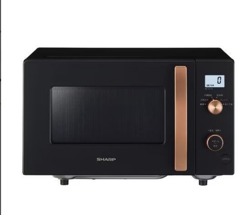 シャープ 2024年製 フラットテーブル 中古 家電 買取 レンジ 17L ブラック系 RETS174