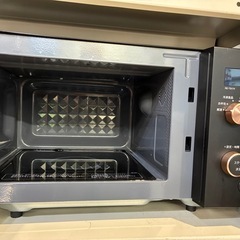 シャープ 2024年製 フラットテーブル 中古 家電 買取 レンジ 17L ブラック系 RETS174の画像