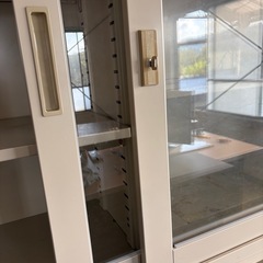 業務用　書庫　棚　鍵付きの画像