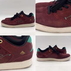 Emerica エメリカ THE REYNOLDS LOW 27.5cm BLOOD RED メンズ スケート シューズの画像