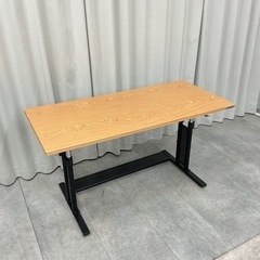 KK-1【新入荷　リサイクル品】バウヒュッテ　BDH-1200HDM ゲーミングデスク　ナチュラル×黒の画像