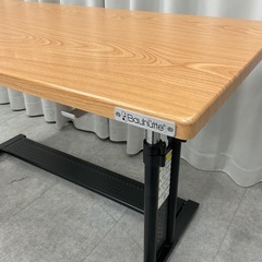 KK-1【新入荷　リサイクル品】バウヒュッテ　BDH-1200HDM ゲーミングデスク　ナチュラル×黒の画像