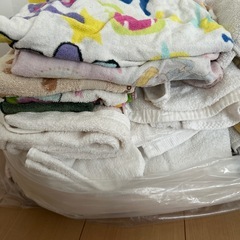 使用済みタオルの画像