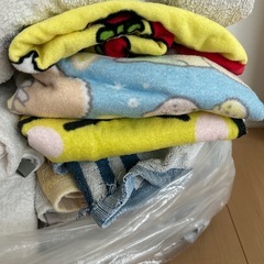 使用済みタオルの画像