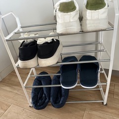 シューズラック、4段シューズラックの画像