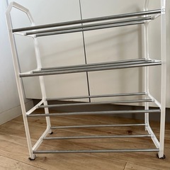 シューズラック、4段シューズラックの画像