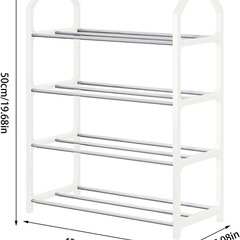 シューズラック、4段シューズラックの画像