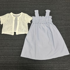 コムサ　130 ワンピース　着用回数少なめの画像