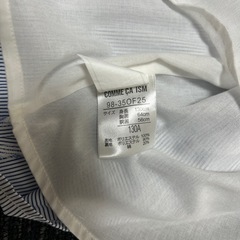 コムサ　130 ワンピース　着用回数少なめの画像