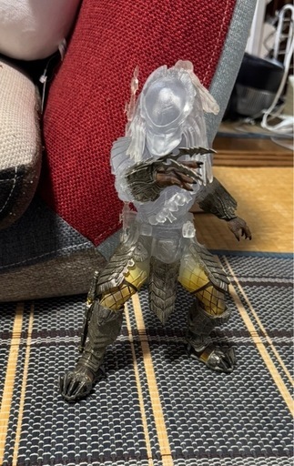 プレデターフィギュア クリア透明n