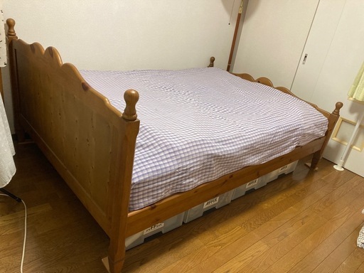 カントリー調ダブルベッド⭐︎コスガ・プロヴァンスシリーズ
