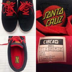 SANTA CRUZ サンタクルーズ GRIZ/BKSC C1RCA サーカスケーターシューズ 28.4cm ブラック メンズの画像