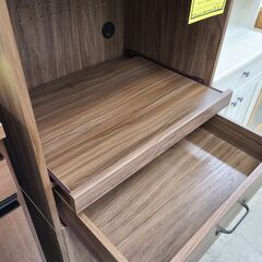 J1713【リユースのサカイ柏店】NITORI　ニトリ　レンジ台　ノクタ1260　ミドルブラウン　クリーニング済み　参考価格15,177円の画像