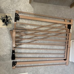 アイリスプラザ折りたたみ式ベビーゲート拡張フレームつきの画像