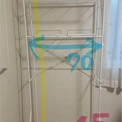 【引越しのため複数出品中】ランドリーラックの画像