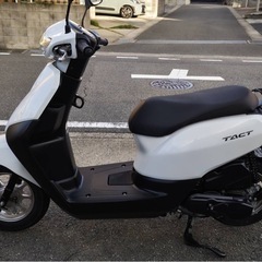 HONDA タクト　実動　すぐ乗れます　原付　メットイン　スクーター　バイク　50cc 4サイクルの画像