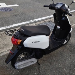 HONDA タクト　実動　すぐ乗れます　原付　メットイン　スクーター　バイク　50cc 4サイクルの画像