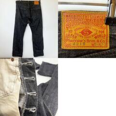 Pherrow's フェローズ ストーミーブルー STORMYBLUE ブラック デニム パンツ ジーパン W30 421B メンズの画像