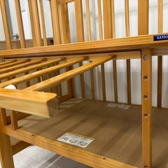 ベビーベッド　ミニ　カトージの画像