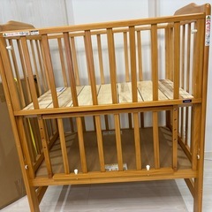 ベビーベッド　ミニ　カトージの画像