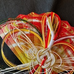 正月飾り　【鶴】　約21×35㎝の画像