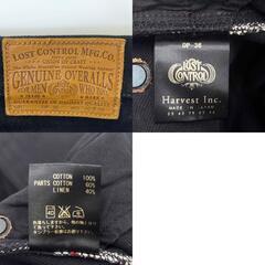 LOST CONTROL ロストコントロール セルビッチ  ブラック デニム パンツ ジーパン W32 DP-36 メンズの画像