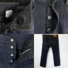 LOST CONTROL ロストコントロール セルビッチ  ブラック デニム パンツ ジーパン W32 DP-36 メンズの画像