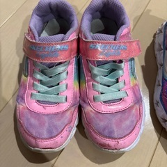 スケッチャーズ　スニーカー　18センチ　二足セット　二足セットの画像