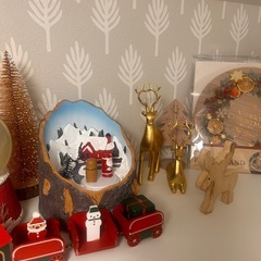 クリスマス　飾り　置き物　の画像