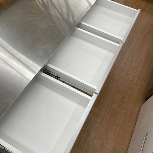 ☆ドリーム荒牧店☆ジモティー割引有☆【クリーニング済み】キッチンカウンター SV×WH