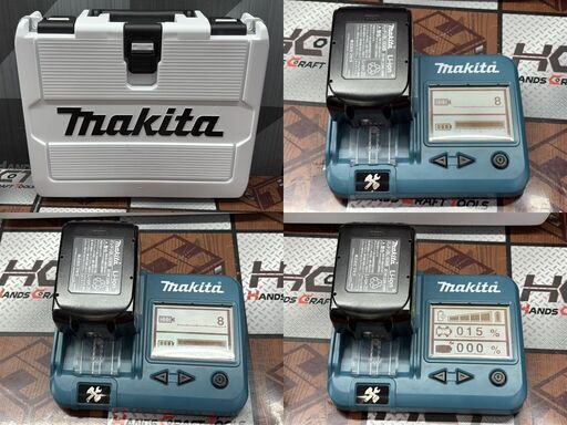 【中古】マキタ TD149DRFX インパクト バッテリ×2(充電各8回、片方過放電15％)付 ※本体は未使用【ハンズクラフト佐賀】