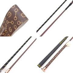 [2点セット] EQULIBERTA エクリベルタ シボレザー 短鞭 EQ-WH-1782 Shires トパーズ 長鞭 収納ケース付きの画像