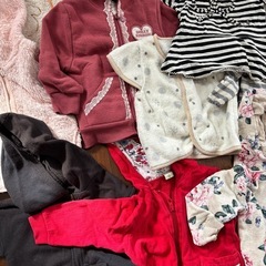 90 女の子　秋冬服　まとめ売りの画像