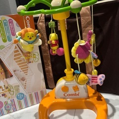 出産準備に　ベビー用品　コンパクトベッド　ベッドメリーセット
の画像