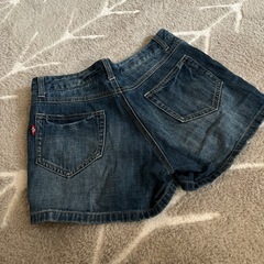 デニムショートパンツ　サイズMの画像