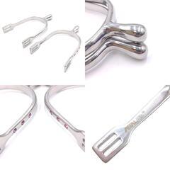 拍車 ベルト セット 乗馬 馬術 おまけ HV POLO グローブ Mの画像