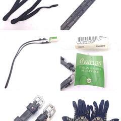 拍車 ベルト セット 乗馬 馬術 おまけ HV POLO グローブ Mの画像