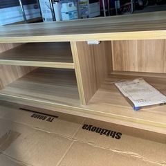 未使用品！ Shizinoya TVボード ローボード tvb0041 〜42インチまで W1070 D300 H293 開封して組立しました！ ④の画像