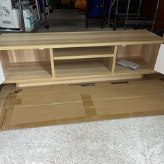 未使用品！ Shizinoya TVボード ローボード tvb0041 〜42インチまで W1070 D300 H293 開封して組立しました！ ④の画像