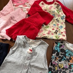 ベビー服セット 80 まとめ売り　女の子 ブランド入りの画像