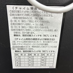 【中古動作品】SEIKO壁掛け電波時計の画像