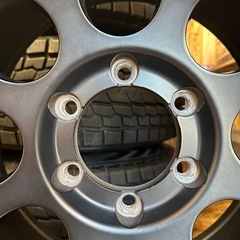 バリ山 315/75R16 スタッドレス タイヤホイール4本セット ランクル80 ffjクルーザーの画像